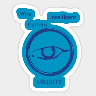 Erudite Sticker